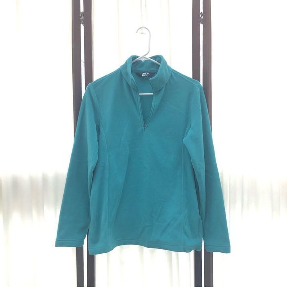 Lands End Lightweight 1/4 Zip Fleece Pullover - Picture 6 of 15